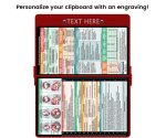 WhiteCoat Clipboard® - Red OB Ultrasonography Edition